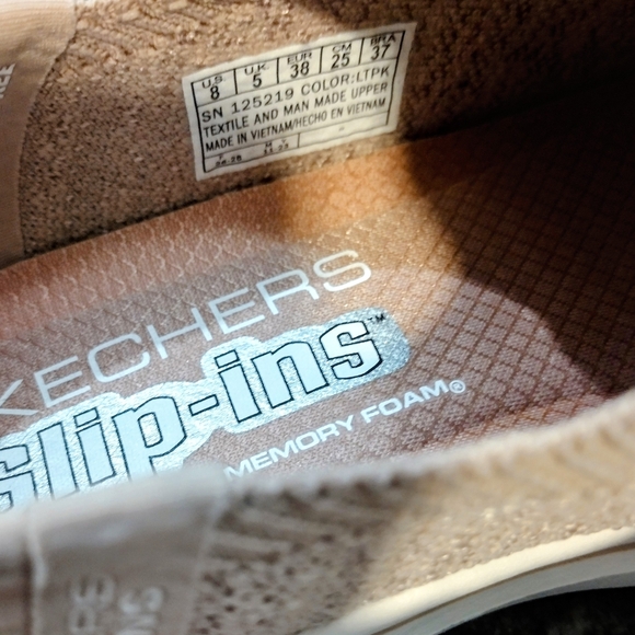 Skechers Women's Knit Slip-On Sneakers - Soft Pink - Picture 2 of 4